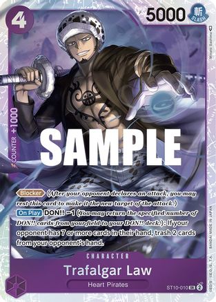 Trafalgar Law (010) (ST10-010) [Ultra Deck: The Three Captains] Foil - Deck Out Gaming