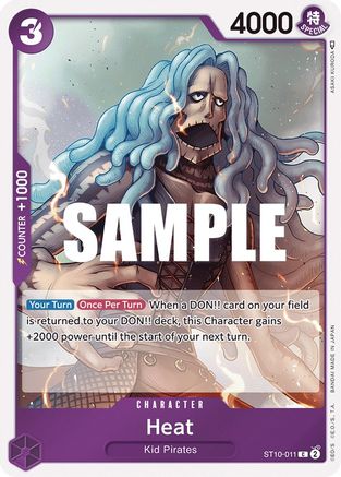 Heat (ST10-011) [Ultra Deck: The Three Captains] Foil - Deck Out Gaming