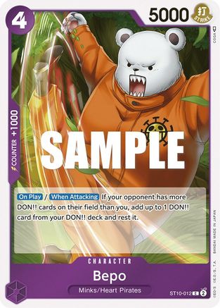 Bepo (ST10-012) [Ultra Deck: The Three Captains] Foil