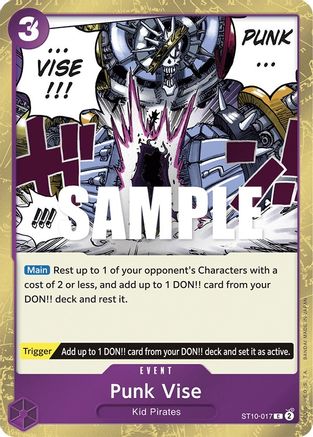 Punk Vise (ST10-017) [Ultra Deck: The Three Captains] Foil