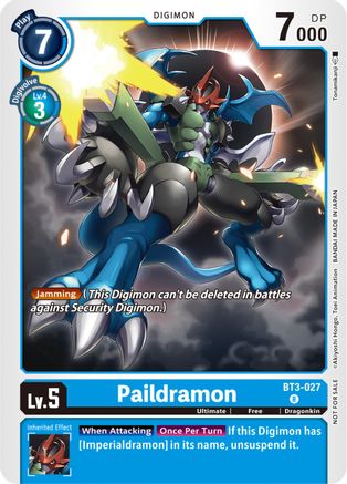 Paildramon (NYCC 2023 Demo Deck) (BT3-027) [Release Special Booster] - Deck Out Gaming