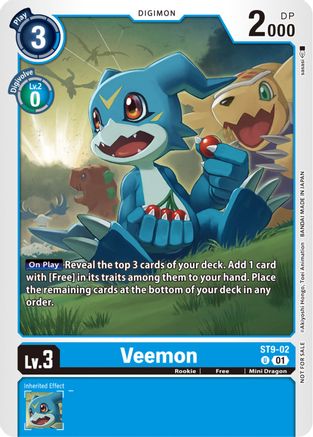 Veemon (NYCC 2023 Demo Deck) (ST9-02) [Starter Deck 09: Ultimate Ancient Dragon] - Deck Out Gaming