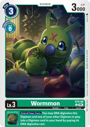 Wormmon (NYCC 2023 Demo Deck) (ST9-08) [Starter Deck 09: Ultimate Ancient Dragon] - Deck Out Gaming