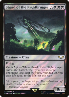 Shard of the Nightbringer (Surge Foil) (55) [Warhammer 40,000 Commander] foil - Deck Out Gaming
