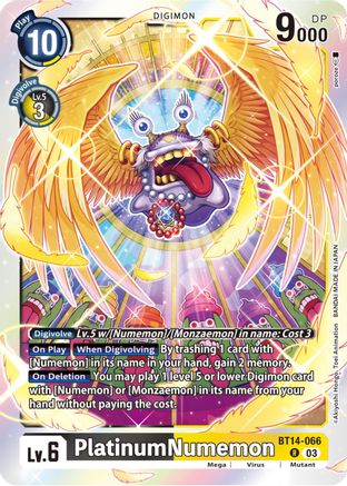 PlatinumNumemon (BT14-066) [Blast Ace] Foil - Deck Out Gaming