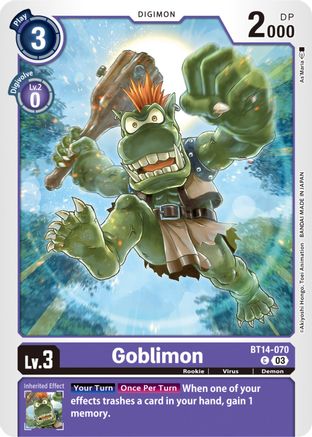 Goblimon (BT14-070) [Blast Ace] - Deck Out Gaming