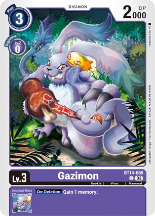 Gazimon (BT14-069) [Blast Ace] - Deck Out Gaming