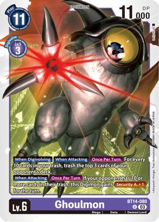 Ghoulmon (BT14-080) [Blast Ace] - Deck Out Gaming