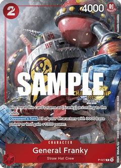 General Franky (CS 2023 Event Pack) (P-027) [One Piece Promotion Cards] Foil - Deck Out Gaming