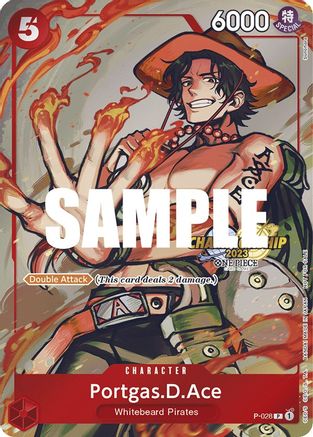 Portgas.D.Ace (CS 2023 Event Pack) (P-028) [One Piece Promotion Cards] Foil - Deck Out Gaming