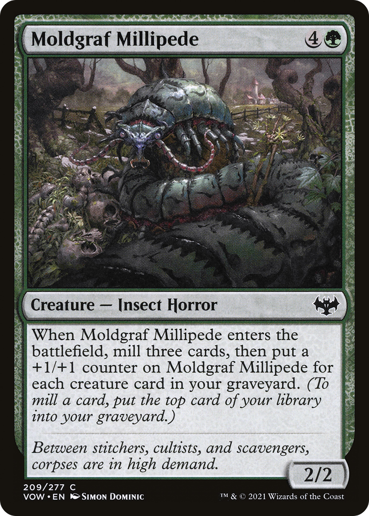 Moldgraf Millipede (209) [Innistrad: Crimson Vow] - Deck Out Gaming