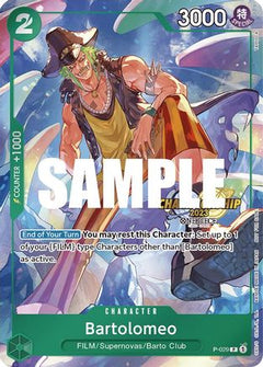 Bartolomeo (CS 2023 Event Pack) (P-029) [One Piece Promotion Cards] Foil - Deck Out Gaming