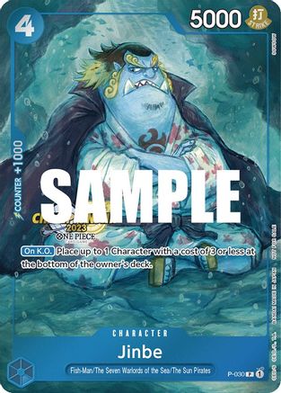 Jinbe (CS 2023 Event Pack) (P-030) [One Piece Promotion Cards] Foil - Deck Out Gaming