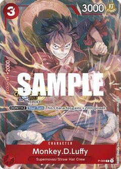 Monkey.D.Luffy (006) (CS 2023 Celebration Pack) (P-006) [One Piece Promotion Cards] Foil - Deck Out Gaming