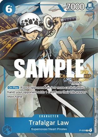 Trafalgar Law (CS 2023 Celebration Pack) (P-009) [One Piece Promotion Cards] Foil - Deck Out Gaming
