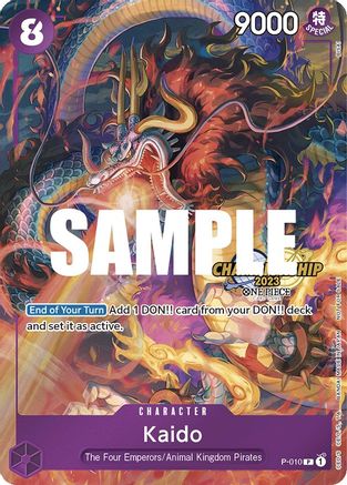 Kaido (CS 2023 Celebration Pack) (P-010) [One Piece Promotion Cards] Foil - Deck Out Gaming