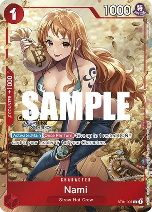 Nami (CS 2023 Celebration Pack) (ST01-007) [One Piece Promotion Cards] Foil - Deck Out Gaming