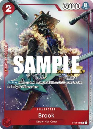Brook (CS 2023 Celebration Pack) (ST01-011) [One Piece Promotion Cards] Foil - Deck Out Gaming