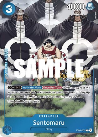 Sentomaru (CS 2023 Celebration Pack) (ST03-007) [One Piece Promotion Cards] Foil - Deck Out Gaming