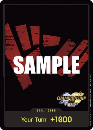 DON!! Card (CS 2023 Celebration Pack) [One Piece Promotion Cards] Foil - Deck Out Gaming