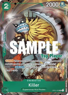 Killer (CS 2023 Top Players Pack) (OP01-039) [One Piece Promotion Cards] Foil - Deck Out Gaming