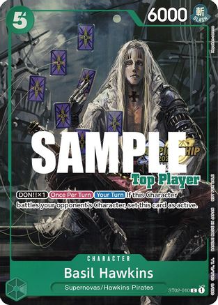 Basil Hawkins (CS 2023 Top Players Pack) (ST02-010) [One Piece Promotion Cards] Foil - Deck Out Gaming