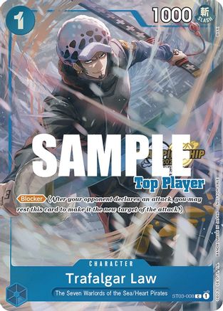 Trafalgar Law (CS 2023 Top Players Pack) (ST03-008) [One Piece Promotion Cards] Foil - Deck Out Gaming