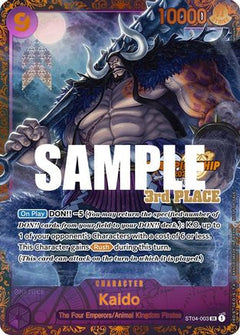 Kaido (CS 2023 Trophy Card) [3rd Place] (ST04-003) [One Piece Promotion Cards] - Deck Out Gaming