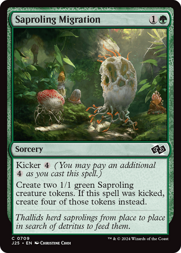 Saproling Migration (709) [Foundations Jumpstart] - Deck Out Gaming