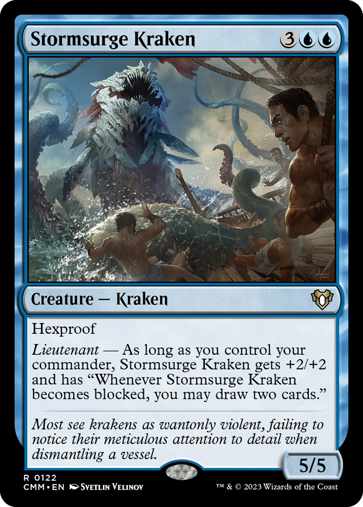 Stormsurge Kraken (122) [Commander Masters] - Deck Out Gaming