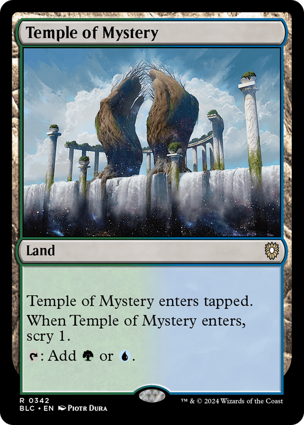 Temple of Mystery (342) [Bloomburrow Commander] - Deck Out Gaming