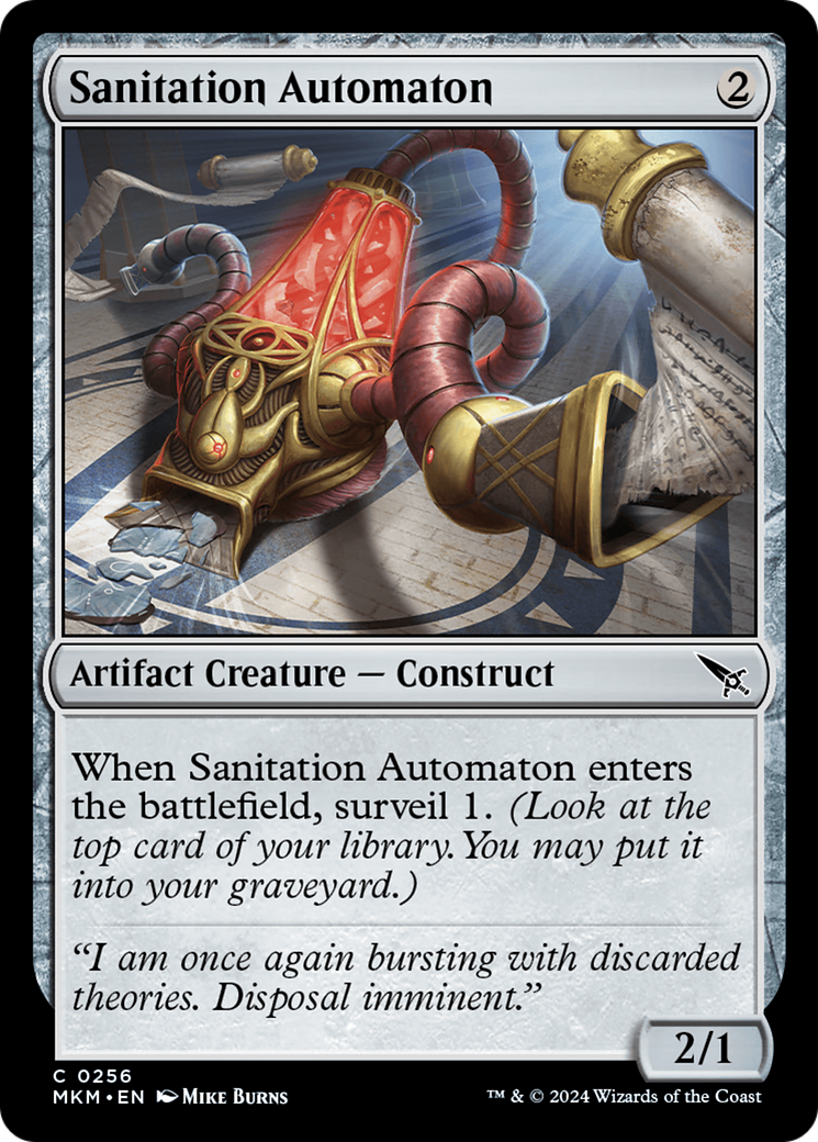 Sanitation Automaton (256) [Murders at Karlov Manor] foil - Deck Out Gaming