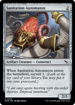 Sanitation Automaton (256) [Murders at Karlov Manor] foil - Deck Out Gaming