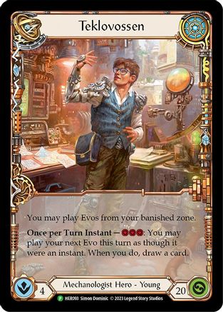 Teklovossen - HER093 (HER093) [Flesh and Blood: Promo Cards] Cold Foil - Deck Out Gaming