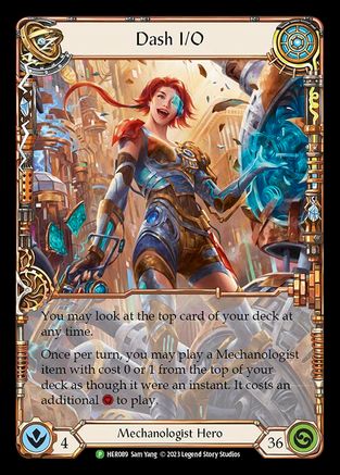 Dash I/O - HER089 (HER089) [Flesh and Blood: Promo Cards] Cold Foil - Deck Out Gaming