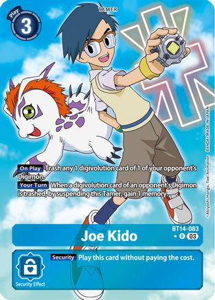 Joe Kido (Alternate Art) (BT14-083) [Blast Ace] Foil - Deck Out Gaming