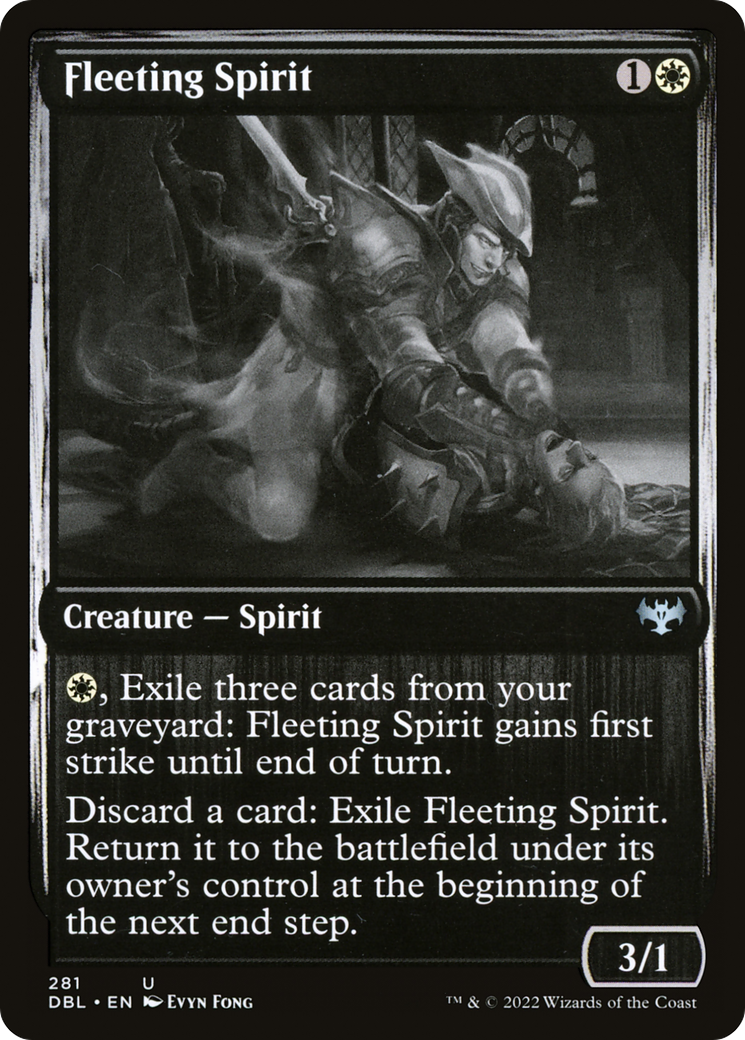 Fleeting Spirit (281) [Innistrad: Double Feature] foil - Deck Out Gaming