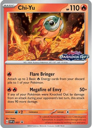 Chi-Yu - 057 (Prerelease) (57) [SV: Scarlet & Violet Promo Cards] Holofoil - Deck Out Gaming