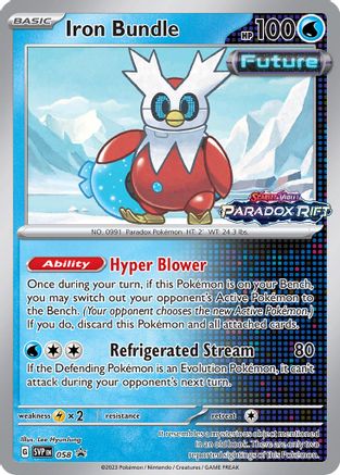 Iron Bundle - 058 (Prerelease) (58) [SV: Scarlet & Violet Promo Cards] Holofoil - Deck Out Gaming