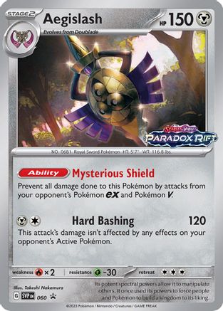 Aegislash - 060 (Prerelease) (60) [SV: Scarlet & Violet Promo Cards] Holofoil - Deck Out Gaming