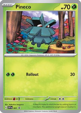 Pineco - 061 (61) [SV: Scarlet & Violet Promo Cards] Holofoil - Deck Out Gaming