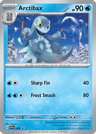 Arctibax - 064 (64) [SV: Scarlet & Violet Promo Cards] Holofoil - Deck Out Gaming