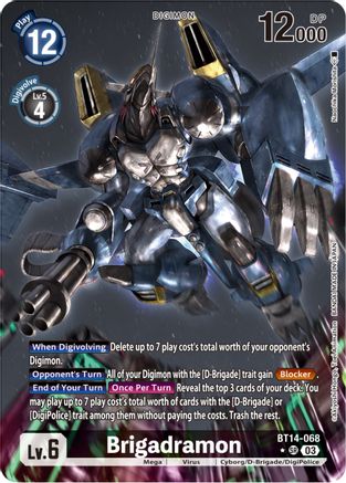 Brigadramon (Alternate Art) (BT14-068) [Blast Ace] Foil - Deck Out Gaming