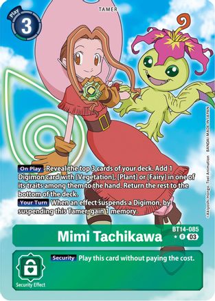 Mimi Tachikawa (Alternate Art) (BT14-085) [Blast Ace] Foil - Deck Out Gaming