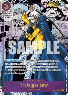 Trafalgar Law (069) (Alternate Art) (Manga) (OP05-069) [Awakening of the New Era] Foil - Deck Out Gaming