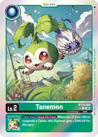 Tanemon (Blast Ace Box Promotion Pack) (BT14-004) [Blast Ace] Foil - Deck Out Gaming