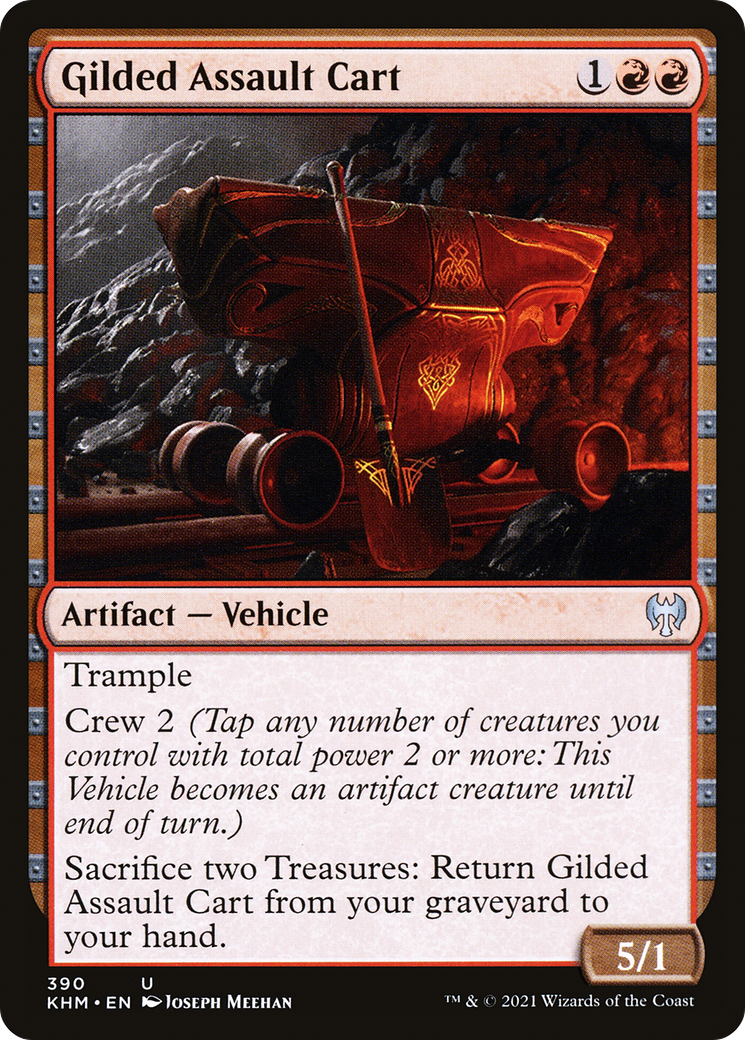 Gilded Assault Cart (390) [Kaldheim] - Deck Out Gaming