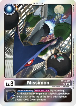 Missimon (Blast Ace Box Promotion Pack) (BT14-005) [Blast Ace] Foil - Deck Out Gaming