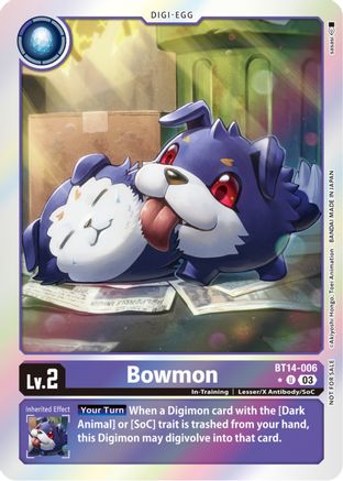 Bowmon (Blast Ace Box Promotion Pack) (BT14-006) [Blast Ace] Foil - Deck Out Gaming