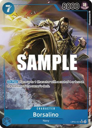 Borsalino (Alternate Art) (OP05-051) [Awakening of the New Era] Foil - Deck Out Gaming